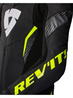 Kombinezon motocyklowy jednoczęściowy REV’IT! Argon 3 czarno-fluo żółty
