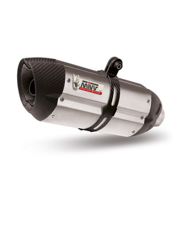 Tłumiki motocyklowe Slip-On Line (Suono) MIVV do Triumph Speed Triple 1050 R / S / RS (11-15) srebrne