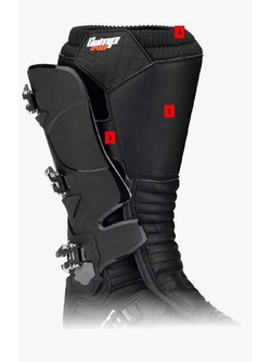 Buty enduro TCX Comp Evo 2 Michelin czarno-niebieskie