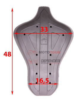 Ochraniacz pleców Büse Sas-Tec SC-1/12