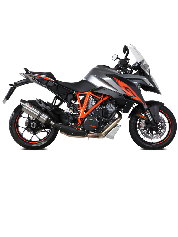 Tłumik motocyklowy Slip-On Line (Suono) MIVV do KTM Superduke 1290 GT (16-) srebrny