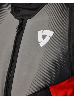 Kurtka motocyklowa tekstylna REV’IT! Control H2O czarno-czerwona