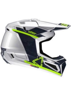 Kask enduro Leatt Moto 2.5 V25 Steel srebrno-czarny-fluo