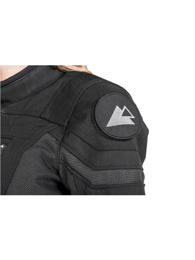 Kurtka motocyklowa damska tekstylna Touratech Companero Summer Traveller czarna