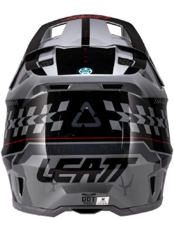 Kask enduro Leatt Moto 8.5 V25 czarno-szary z goglami czarnymi
