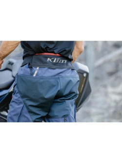 Spodnie motocyklowe tekstylne Klim Kodiak niebiesko-czerwone