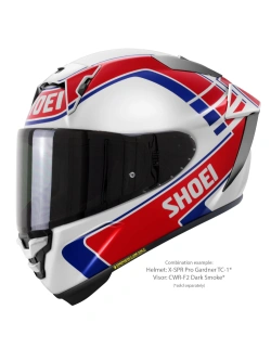 Kask integralny Shoei X-SPR PRO Gardner TC-1 biało-czerwony