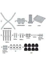 Stelaż pod kufer centralny Monolock Kappa Voge SR3 350 (24-)[bez płyty montażowej]