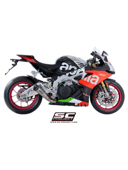 Tłumik SLIP-ON S1 low position SC-Project do Aprilia RSV4 RF/RR 2018