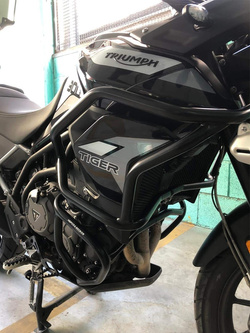 Gmole zbiornika paliwa Solid Hepco&Becker Triumph Tiger 850 Sport (21-24) czarne