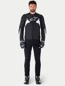 Kurtka motocyklowa tekstylna Alpinestars T-Jaws V4 czarno-biała