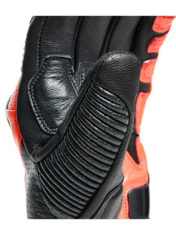 Skórzane rękawice motocyklowe Dainese X-Ride czarno-fluo czerwone