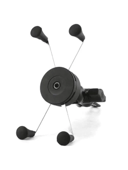 Uchwyt motocyklowy na telefon Biketec, montowany na kierownicę/ lusterko czarny [Typ: RAM "XL"] 