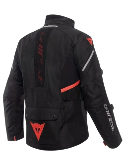 Kurtka motocyklowa tekstylna Dainese Tempest 4 D-Dry czarno-czerwona