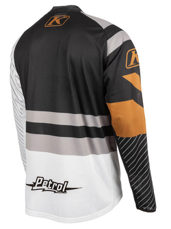 Bluza enduro Klim Petrol czarno-biała