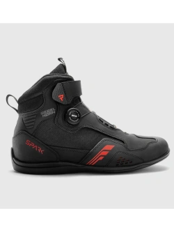 Buty motocyklowe Rebelhorn Spark 3 czarno-czerwone