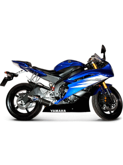 Tłumik Termignoni Slip-On stal nierdzewna, włókno węglowe do Yamaha R6 (06-19) 