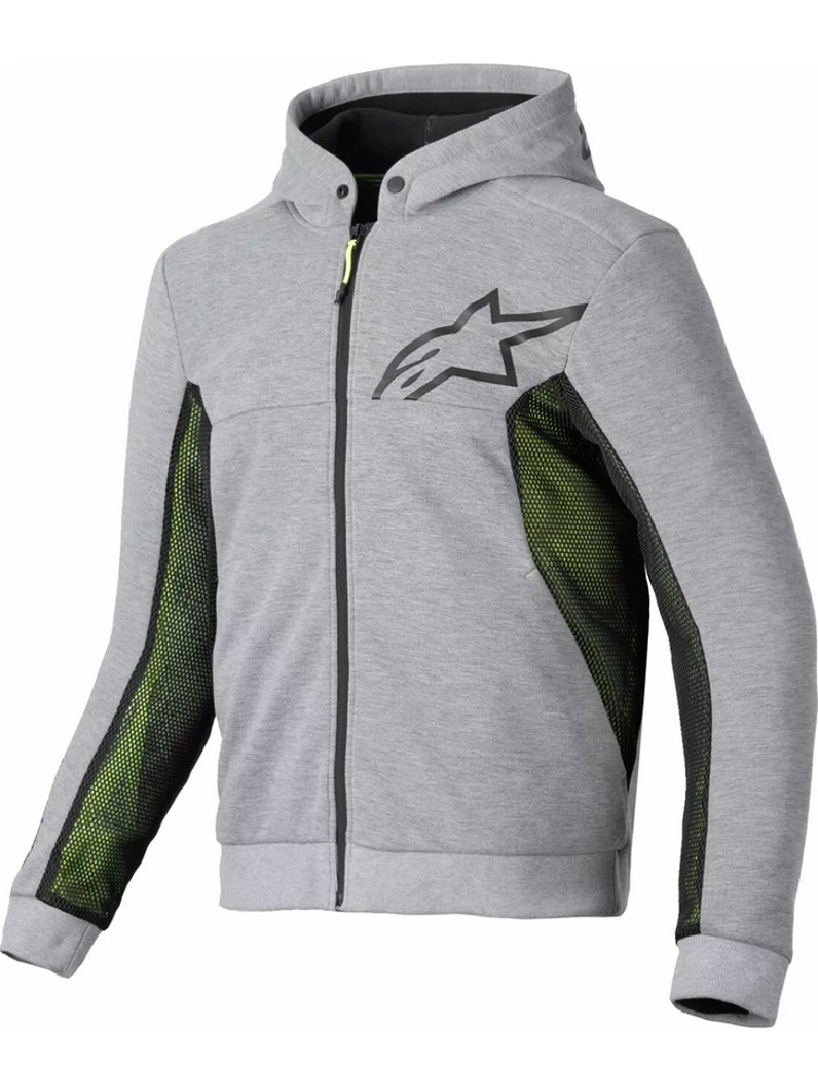 Bluza motocyklowa Alpinestars Chrome Air czarno-szara-fluo