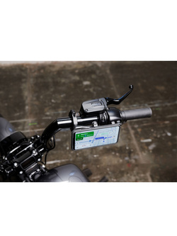 Uchwyt montowany na kierownicy motocykla Quad Lock PRO duży czarny