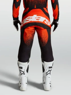 Spodnie cross Alpinestars MX Techstar Swan czerwono-czarne