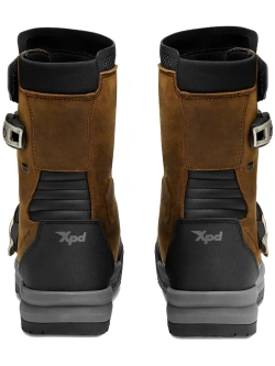 Buty motocyklowe XPD X-Adventure Mid H2Out brązowe