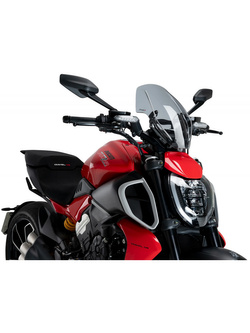 Owiewka motocyklowa turystyczna PUIG Naked New Generation Ducati Diavel V4 (24-) lekko przyciemniana