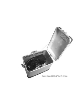 Kufer boczny aluminiowy Touratech Zega Mundo srebrny (45L)