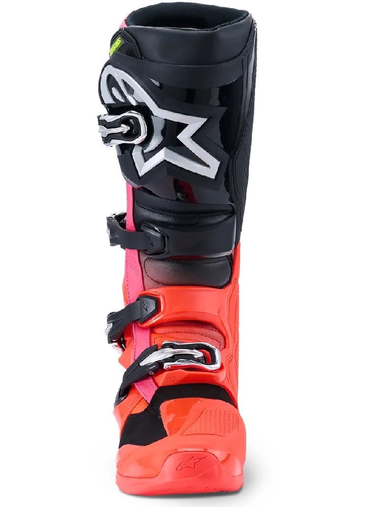 Buty enduro Alpinestars MX Tech 7 czarno-czerwono-różowe