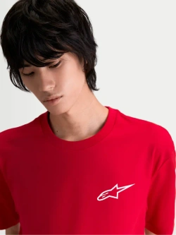 Koszulka z krótkim rękawem Alpinestars Combo Back CSF czerwona