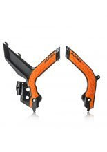 Osłony ramy Acerbis X-Grip KTM (wybrane modele) pomarańczowo-czarne