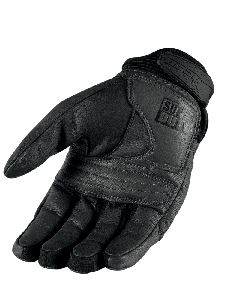 Rękawice motocyklowe Icon Superduty 2 czarne