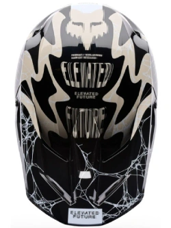Kask enduro dziecięcy Fox V1 Diffuse czarno-brązowy