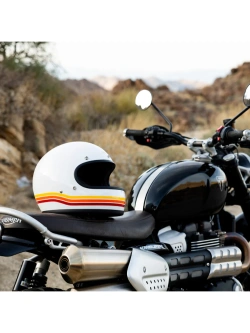 Kask integralny Biltwell Gringo Sunset Spectrum biały