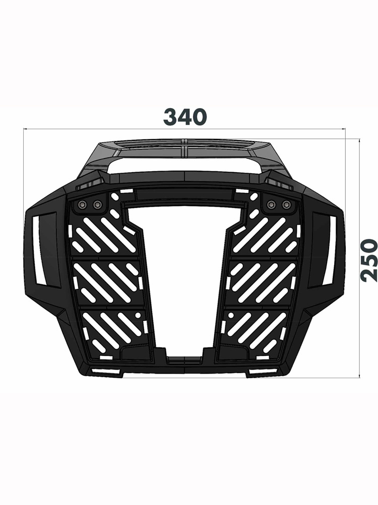 Stelaż pod kufer centralny Hepco&Becker AluRack Honda CBR 650 R (21-23)