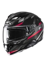 Kask integralny HJC F71 Carbon Esira czarno-czerwony