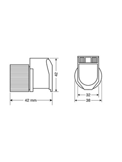 Gniazdo zasilania Lampa PX-2 wodoodporne [12/ 24V]