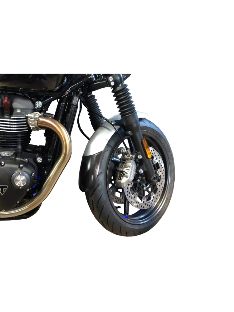 Przedłużenie błotnika motocyklowego przedniego PUIG Triumph Speed Twin 1200 (19-21) czarne, matowe