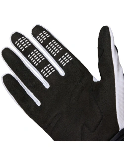 Rękawice cross dziecięce Fox 180 Noble czarno-biało-pomarańczowe