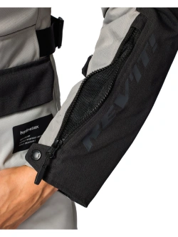 Kurtka motocyklowa damska tekstylna REV’IT! Outback 5 H2O szaro-czarna