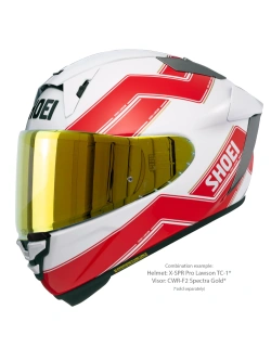 Kask integralny Shoei X-SPR PRO Lawson TC-1 czerwono-biały