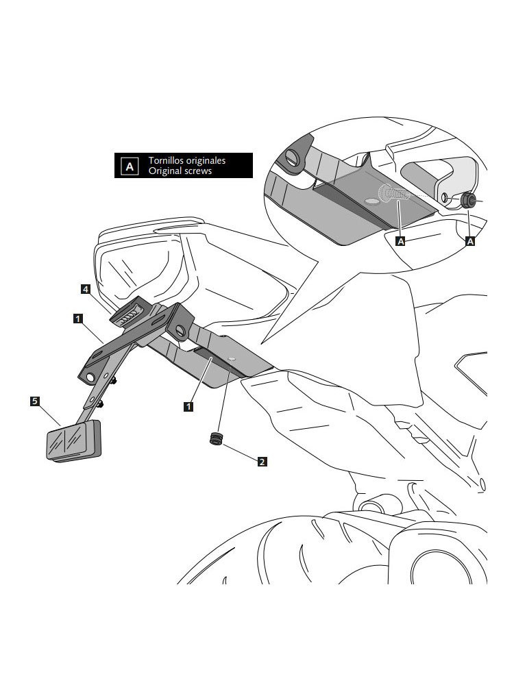 Fender eliminator PUIG do Honda CBR1000RR (17-)