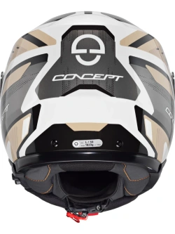 Kask szczękowy Schuberth Concept Kinetic brązowo-biało-szary
