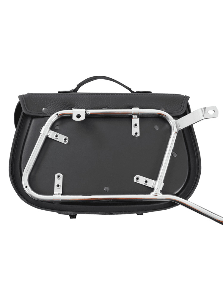 Sakwa skórzana prawa Buffalo Hepco&Becker (pojemność: 21 litrów) czarna