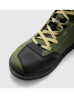 Buty motocyklowe Rebelhorn Vandal II zielono-czarno-pomarańczowe