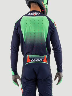 Bluza enduro Leatt Moto 4.5 Lite Matcha niebiesko-zielona