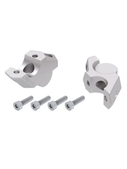 Podwyższenie kierownicy Hepco&Becker BMW F 900 R (25-) (30 mm w górę, 25 mm w tył) srebrne