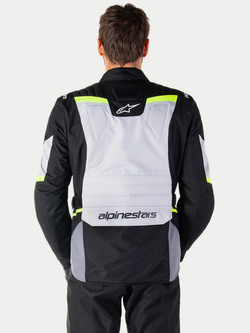 Kurtka motocyklowa tekstylna Alpinestars ST-1 WP czarno-szaro-fluo