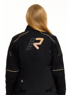 Kurtka motocyklowa damska tekstylna Rukka FlexoRina czarno-brązowa