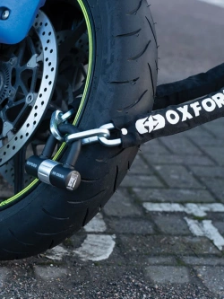 Łańcuch do motocykla Oxford HD Chain Lock z kłódką [długość: 1 m; średnica oczka: 9.3 mm]