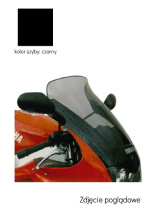 Szyba motocyklowa MRA Touring "T" Yamaha YZF 1000 R Thunderace (wszystkie roczniki) czarna